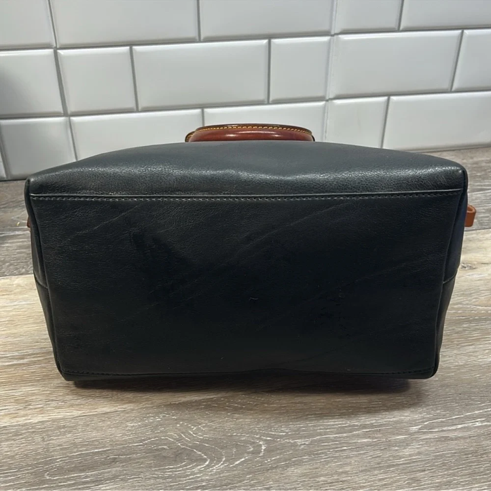 Dooney and Bourke Genuine Florentine Vacchetta Leather  Satchel in GUC! - Picture 3 of 15